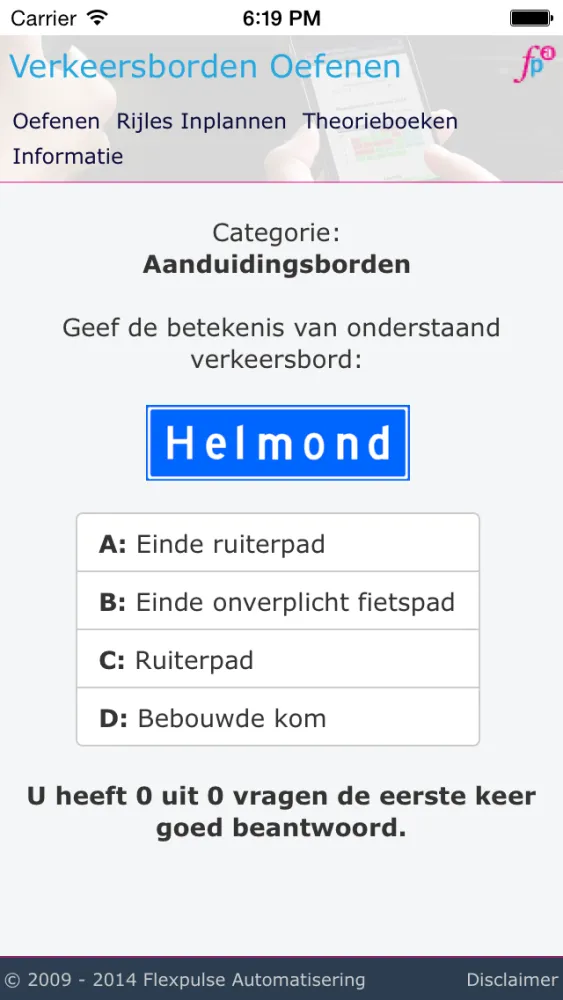 Gratis Verkeersborden Oefenen應用截圖