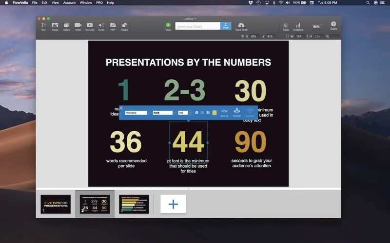 Ảnh chụp màn hình của FlowVella Presentation App