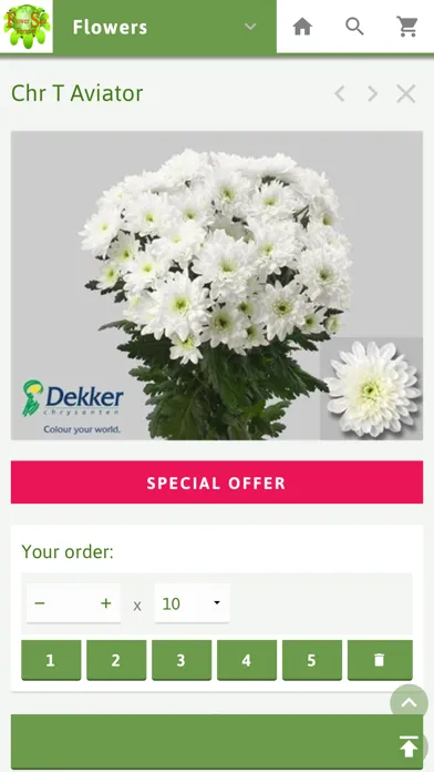 FlowerSale.nl Screenshots