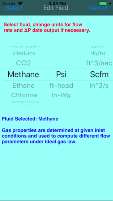 Fluid Pressure Drop Screenshots