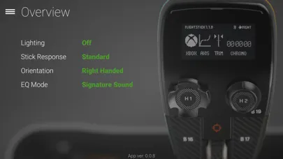 Tangkapan layar VelocityOne Flightstick