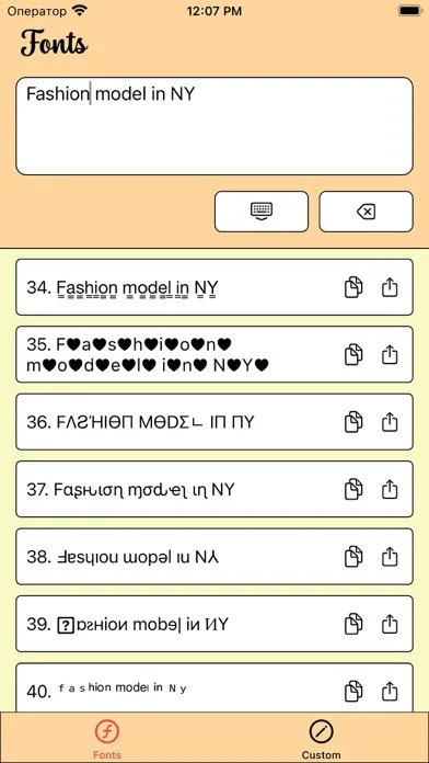 Скриншоты Fonts: Fonts for iPhones