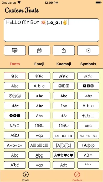 Скриншоты Fonts: Fonts for iPhones