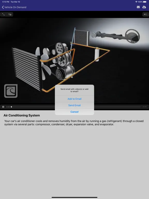 EngageDS Vehicle On Demand iPad  Screenshots