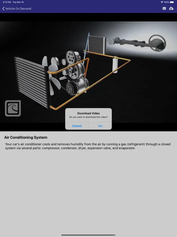 EngageDS Vehicle On Demand iPad  Screenshots