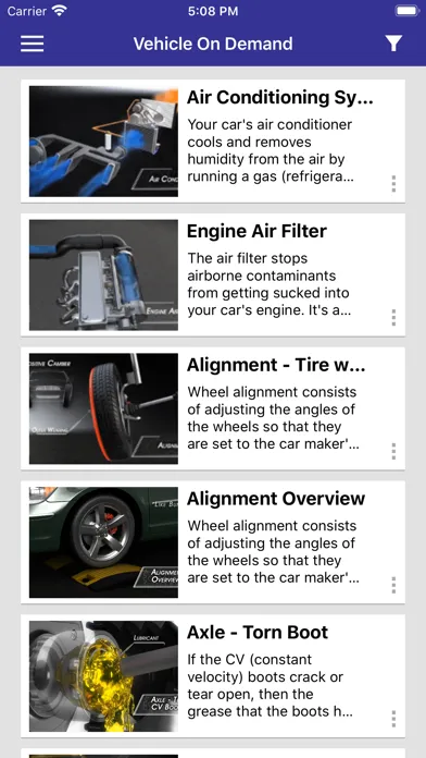 EngageDS Vehicle On Demand Screenshots