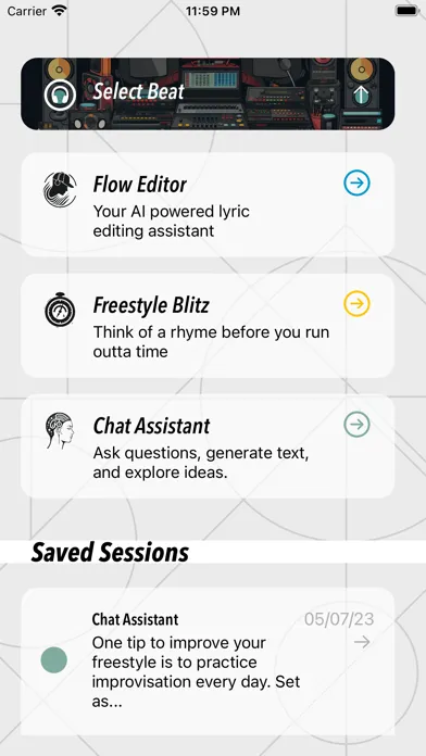 ภาพหน้าจอของ Freestyle AI