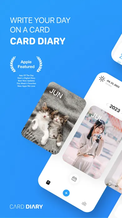 Screenshot di Card Diary - Journal, Diary