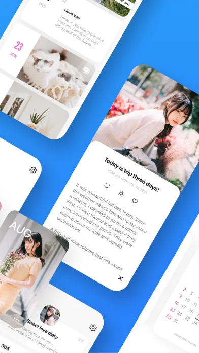 Screenshot di Card Diary - Journal, Diary