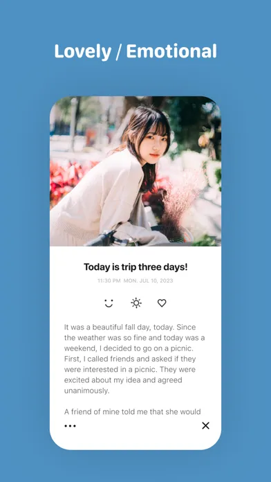 Screenshot di Card Diary - Journal, Diary