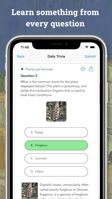 Screenshot di Wikitrivia: Daily Trivia Club