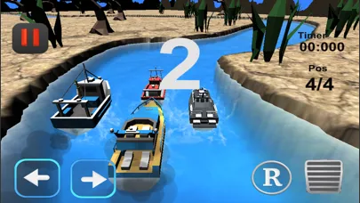 Fun racing games - jetski boat Ekran Görüntüleri