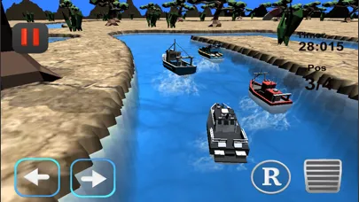 Fun racing games - jetski boat Ekran Görüntüleri