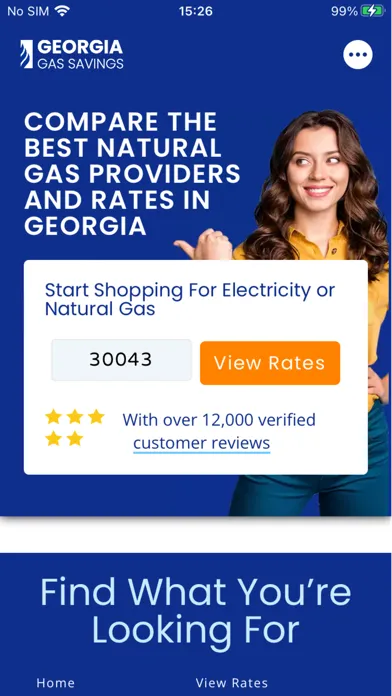 Georgia Gas Savings Screenshots