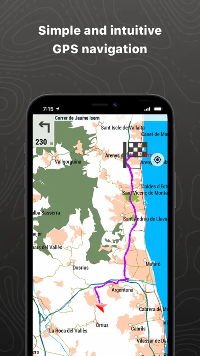Скриншоты TwoNav Premium: Maps Routes