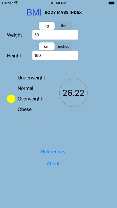 BMI Prime Calculator স্ক্রিনশট