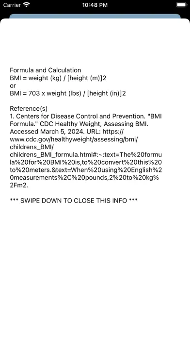 BMI Prime Calculator স্ক্রিনশট