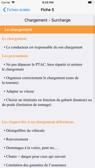 Captures d'écran de Permis C/CE - Examen camion