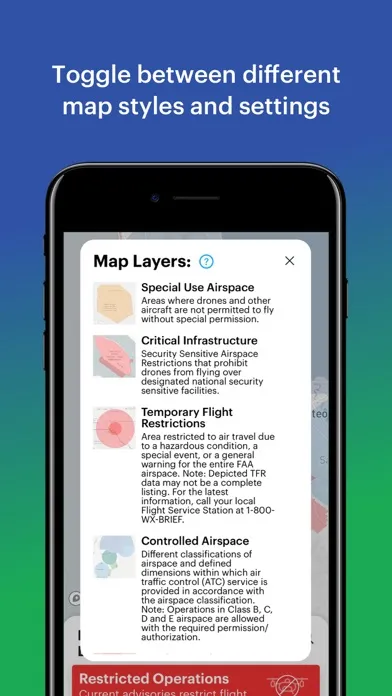 B4UFLY Drone Airspace Safety 스크린샷