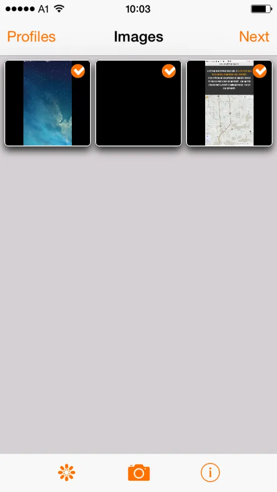 Capturas de tela do scan2go