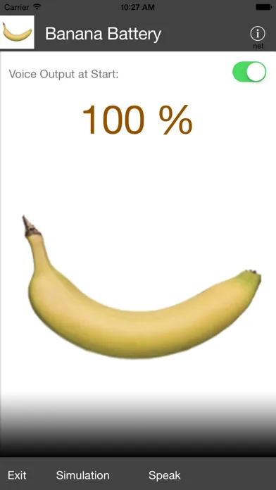 ภาพหน้าจอของ Banana Battery