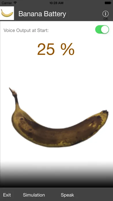 ภาพหน้าจอของ Banana Battery