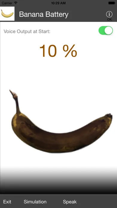 ภาพหน้าจอของ Banana Battery
