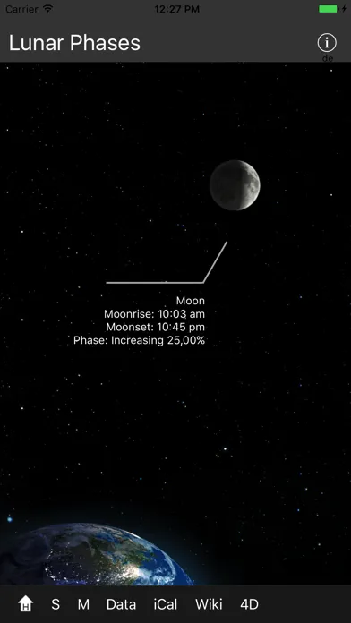 Tangkapan layar Lunar Phases