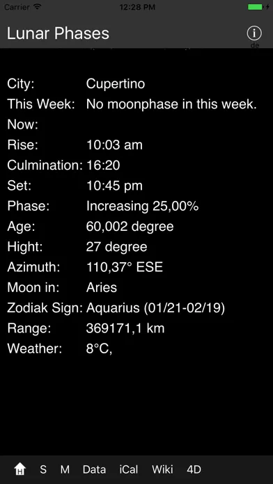 Tangkapan layar Lunar Phases