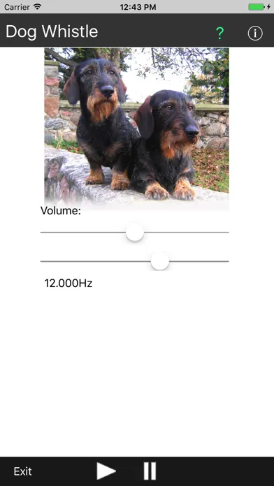 Tangkapan layar Dog Whistle (1-18 kHz)