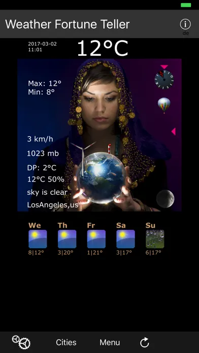 Captures d'écran de Weather Fortune Teller