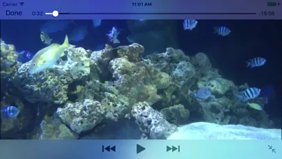 Capturas de tela do Aquarium Videos 3D