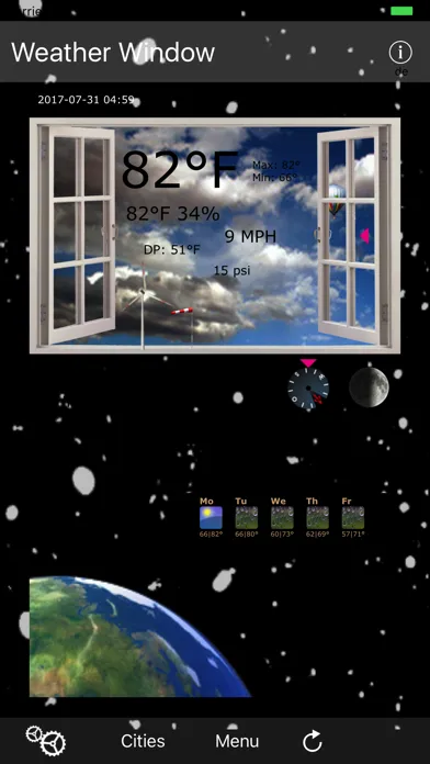 Скриншоты Weather Window