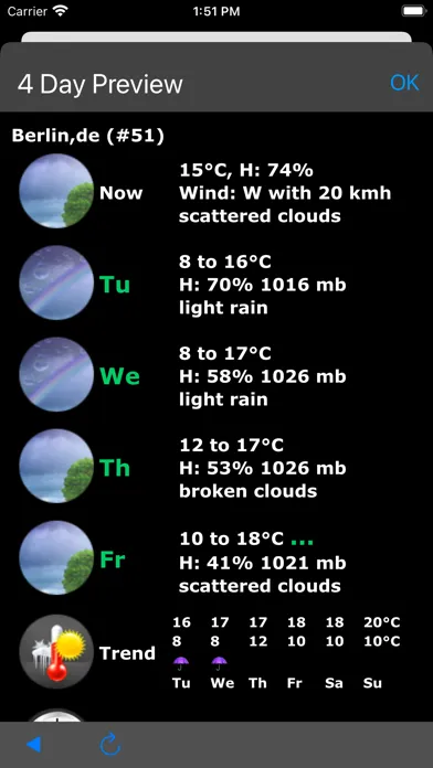Weather Globe Pro 3D 스크린샷