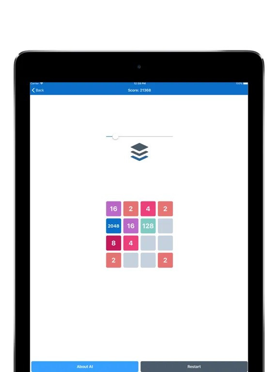 Скриншоты 2048 - AI Solver iPad 