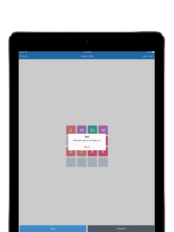 Скриншоты 2048 - AI Solver iPad 