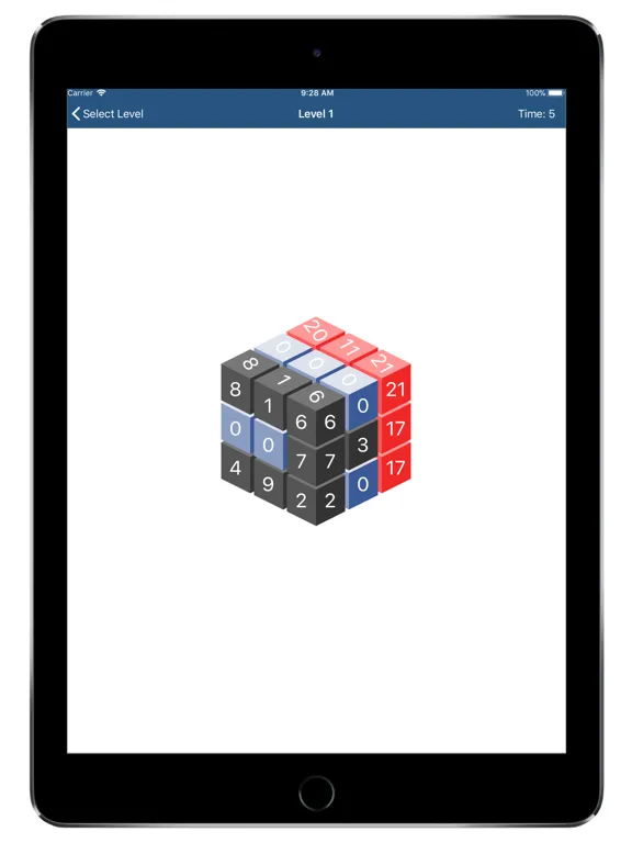 Ảnh chụp màn hình của Magic Cube - 3D Mind Game iPad 