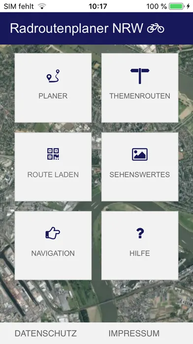 Zrzuty ekranu Radroutenplaner NRW mobil