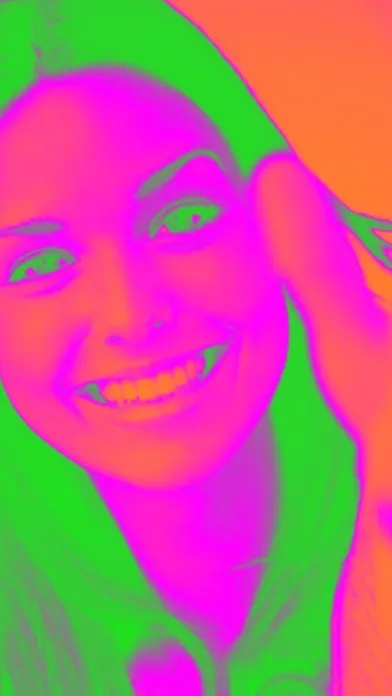 Tangkapan skrin Glow Camera - Take Cool Neon Glam Selfie Photos