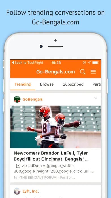 Go-Bengals.com スクリーンショット