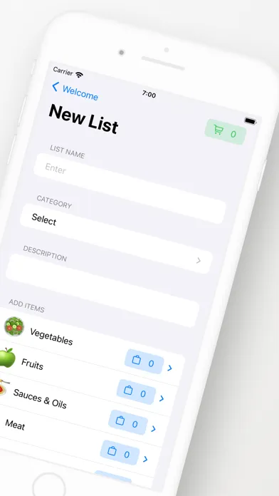Capturas de tela do Seven Lists