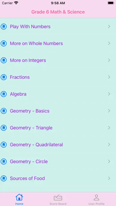 تصاویر Grade 6 Math & Science