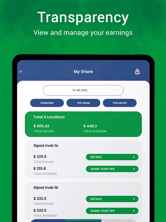 ภาพหน้าจอของ PayDayPortal iPad 
