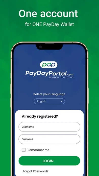 ภาพหน้าจอของ PayDayPortal