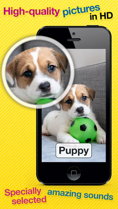 Smart Baby Touch HD - Amazing sounds in toddler flashcards of animals, vehicles, musical instruments and much more Screenshots