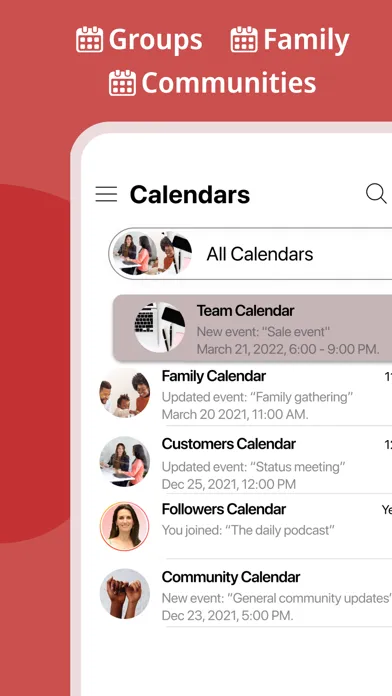 Скриншоты GroupCal - Shared Calendar