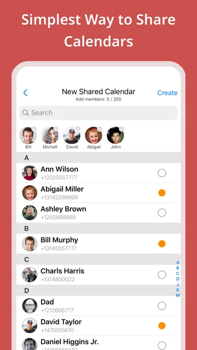 Скриншоты GroupCal - Shared Calendar
