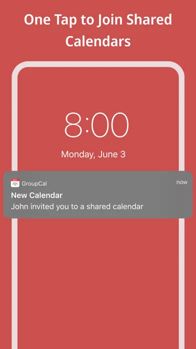 Скриншоты GroupCal - Shared Calendar