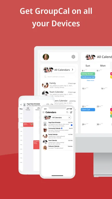 Скриншоты GroupCal - Shared Calendar