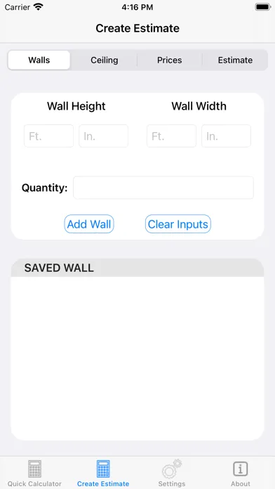 Скриншоты Calculate Drywall